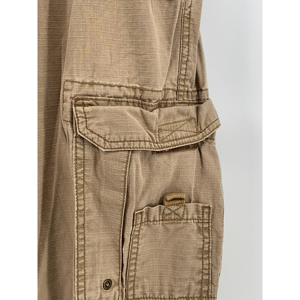 BASS PRO SHOPS REDHEAD Men's Tan Cargo Straight Leg Pants SZ 38X34