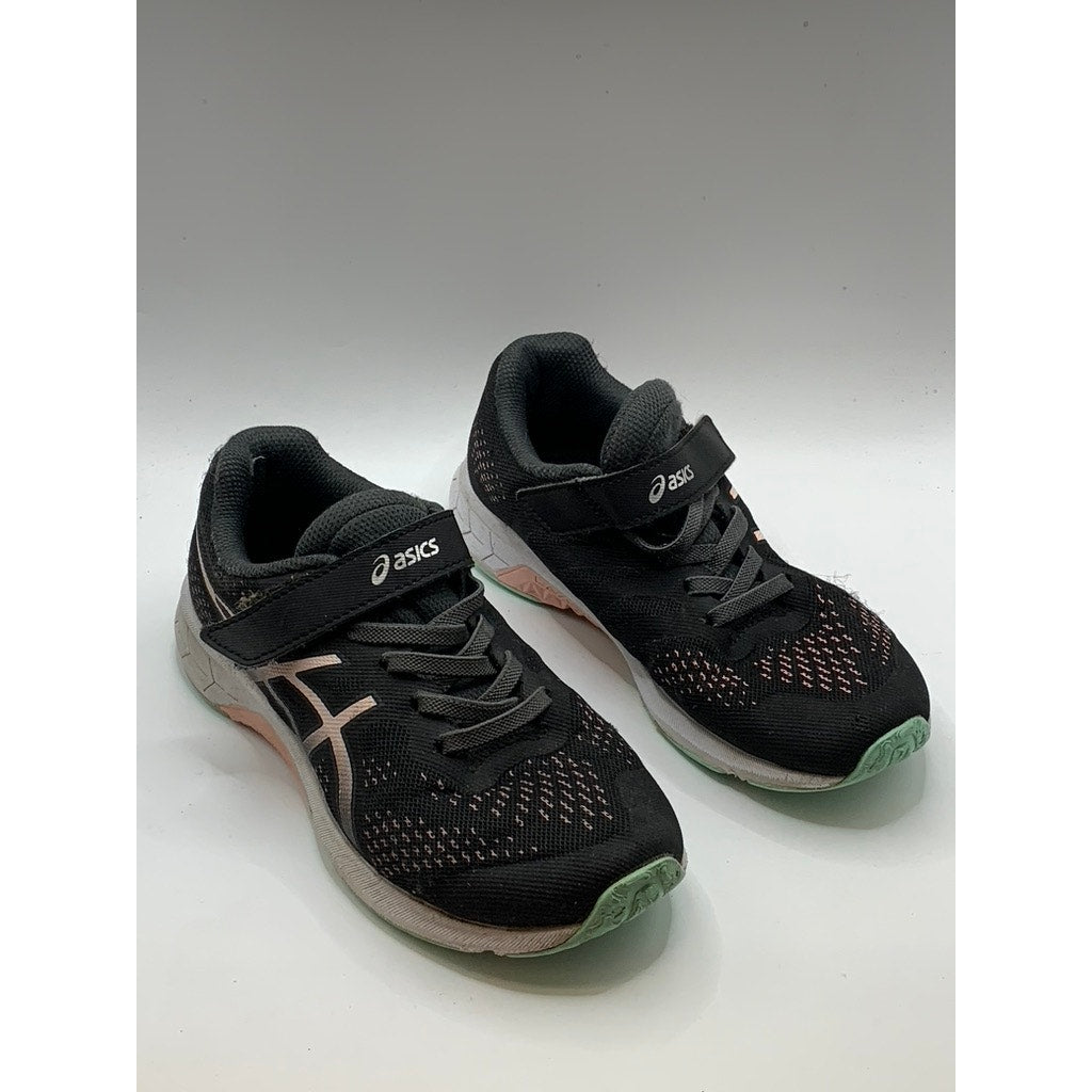 ASCIS Girls' Black Mesh Lazerbeam Running Lace-Up Sneakers SZ 2