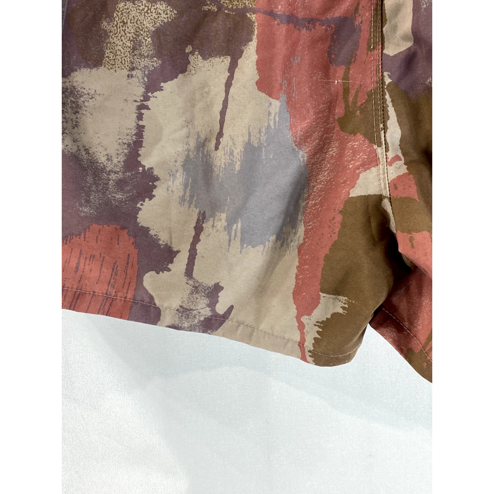 ASOS Men's Brown Printed Drawstring Pull-On Shorts SZ L