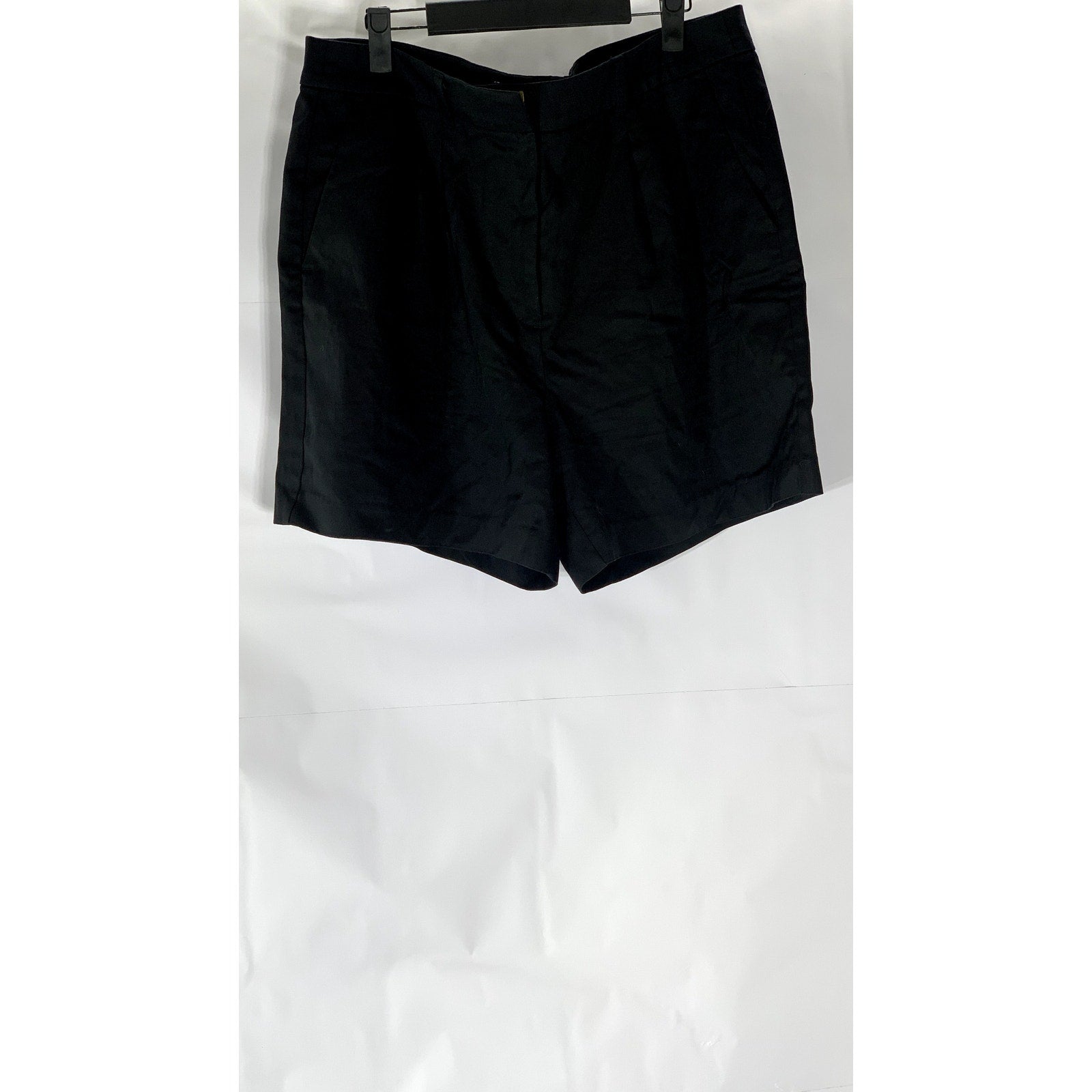 OLD NAVY Women’s Black Jack Solid Extra High-Rise Taylor Trouser Shorts SZ L