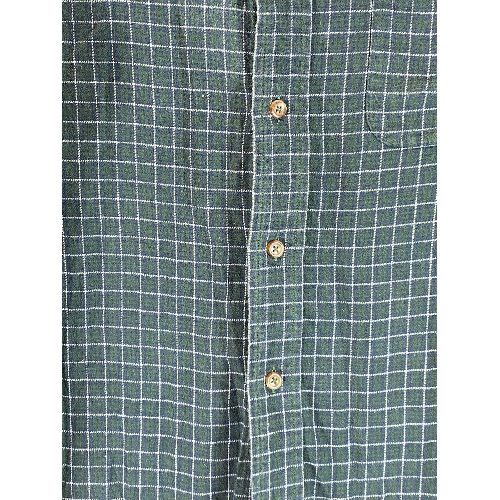 BROOKS BROTHERS Men's Green Gingham Original Polo Regent Regular-Fit Shirt SZ L