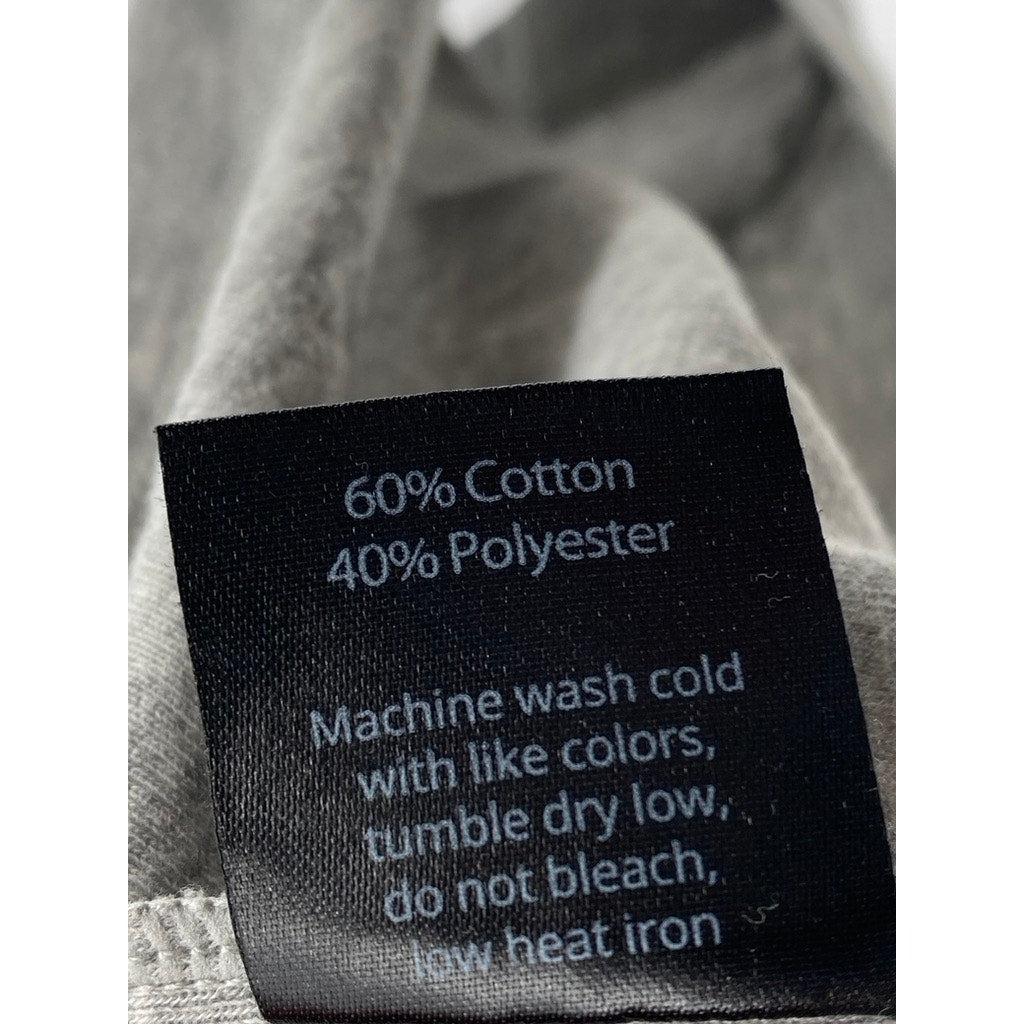 AMERICAN TALL Men's Light Gray Casual Crewneck Sleeveless Underlayer Tank SZ M-T