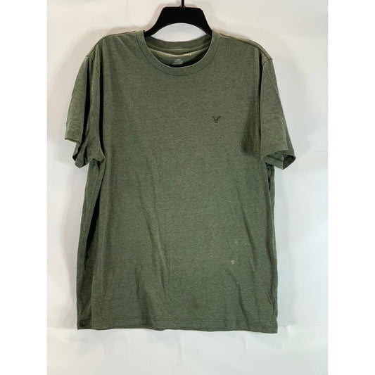 AMERICAN EAGLE OUTFITTERS Green Crewneck Short Sleeve T-Shirt SZ L