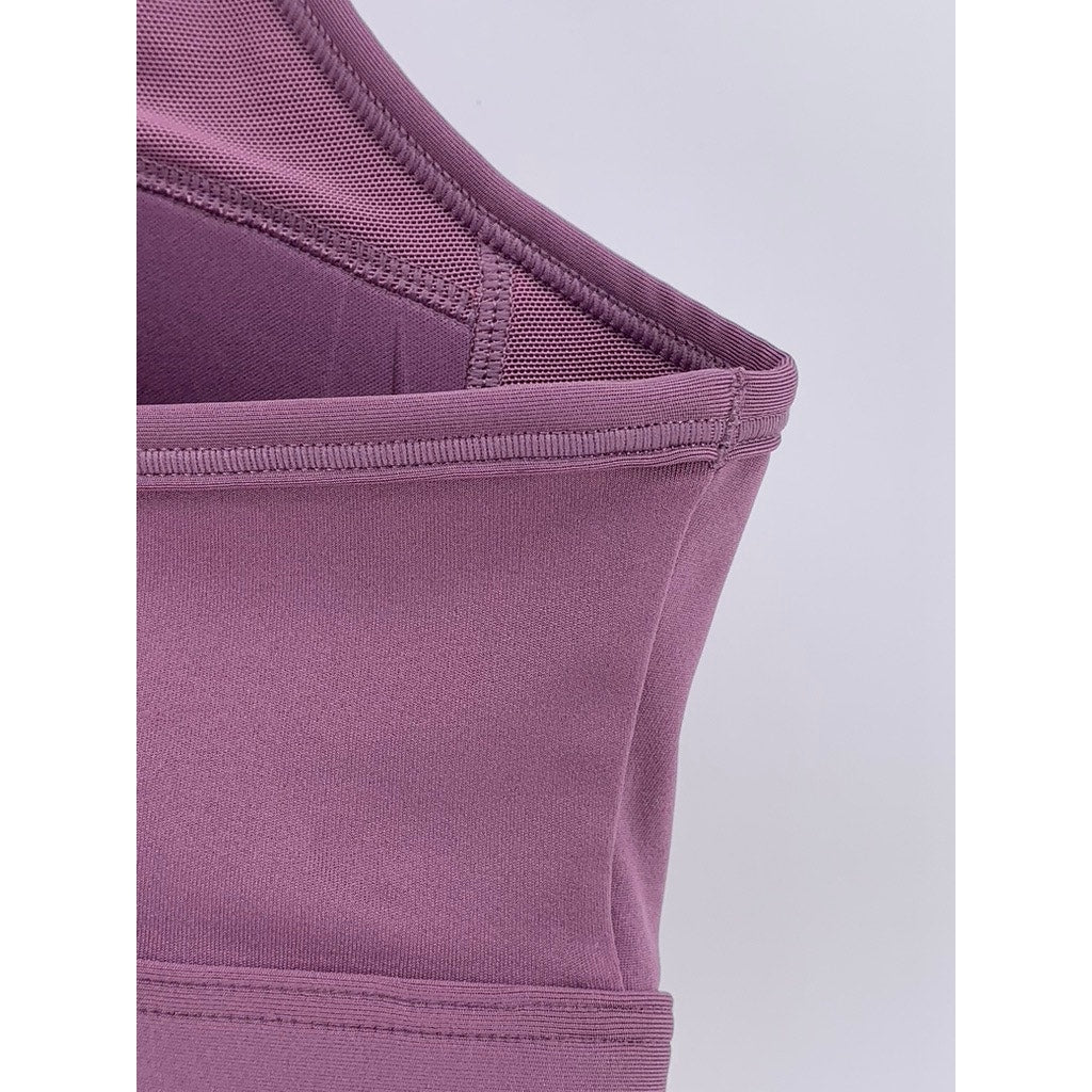 NIKE Women's Lavender Swoosh Medium Support Sports Bra SZ M