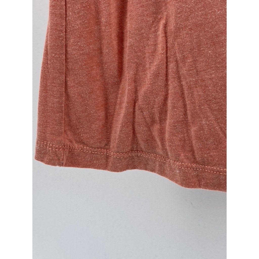 BELLA + CANVAS Unisex Adult Peach Crewneck Triblend Graphic T-Shirt SZ L