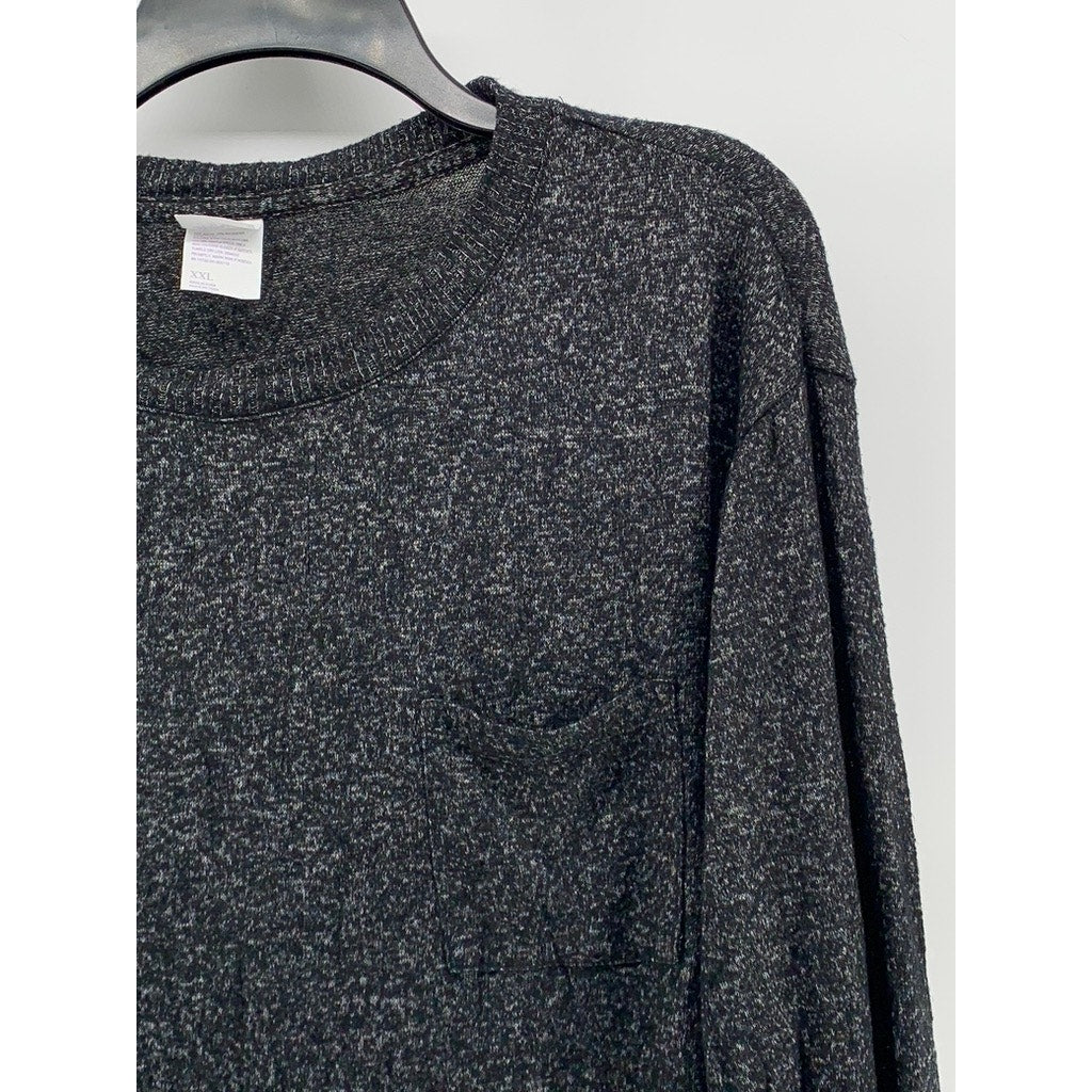 STARS ABOVE Women's Black Knit Crewneck Sweater SZ XXL