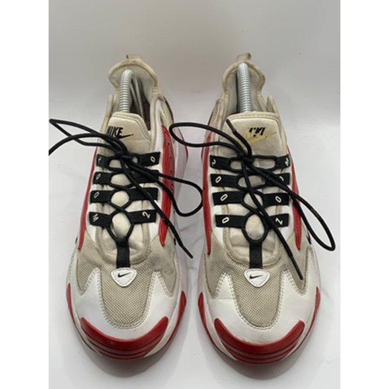 NIKE Men’s Red-White-Black Zoom 2K Sneakers SZ 7.5