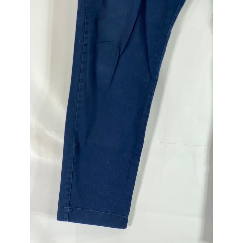 J.CREW Men's Dark Blue Mercantile Flex Slim-Fit Four-Pocket Pants SZ 31X32