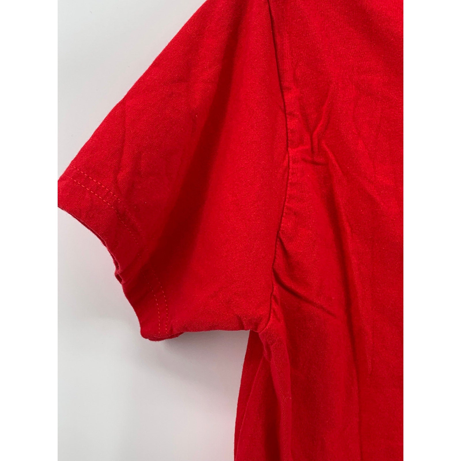 NEXT LEVEL APPARAEL Men's Red QuickTrip Treats Graphic Crewneck T-Shirt SZ XS