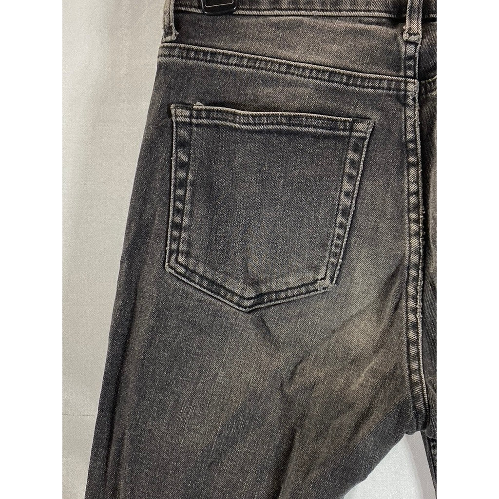 EVERLANE Women's Black Solid HIgh-Rise Skinny Denim Ankle Jeans SZ 26