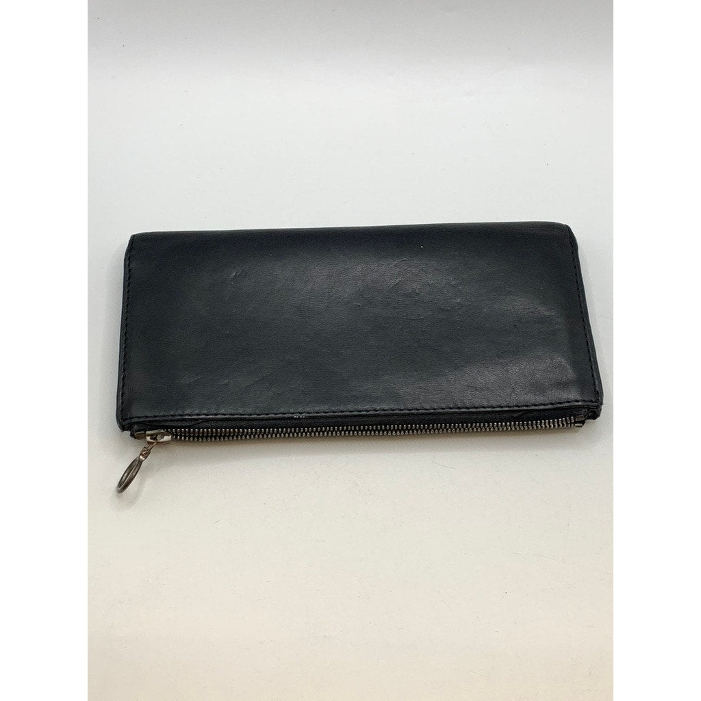 KARA BAGS Women's Black Leather Wallet Bag SZ OS