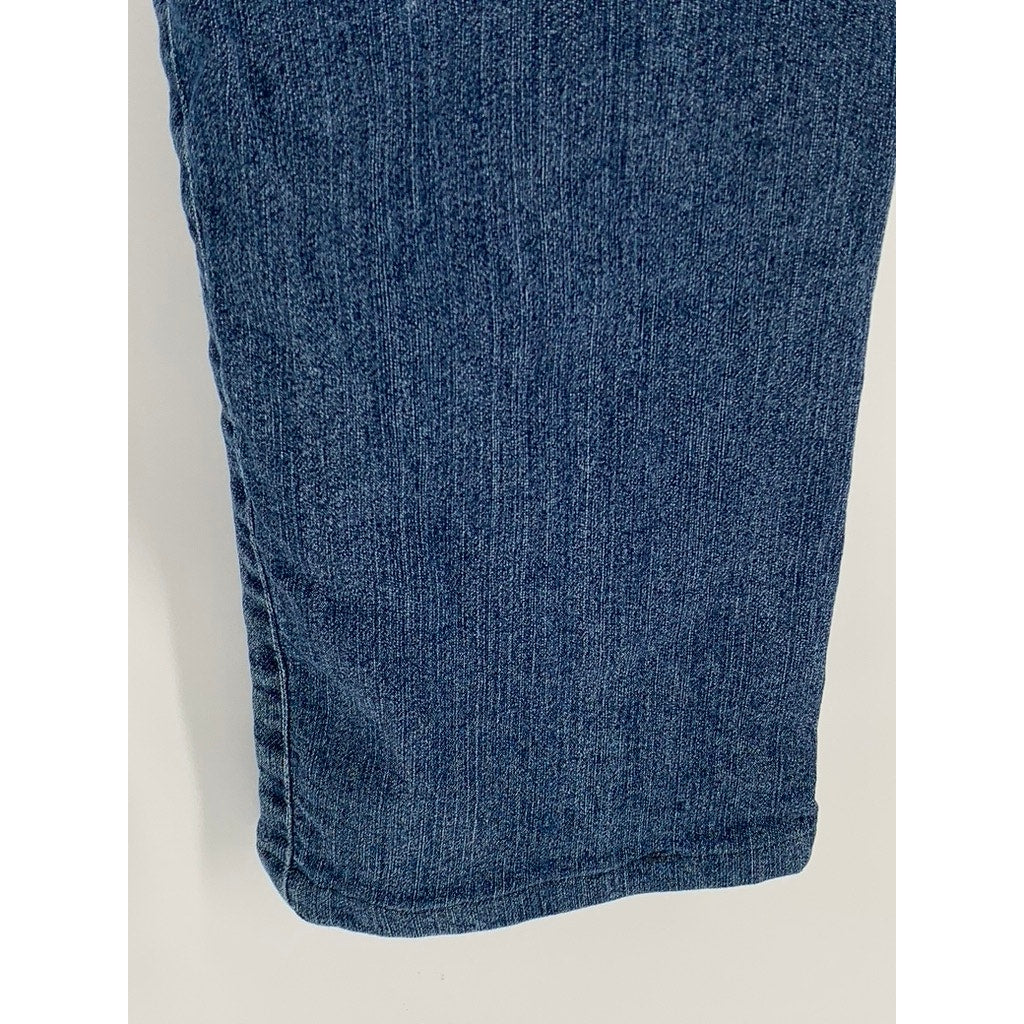 LEE Women's Medium Wash Classic Fit Straight Leg Jeans SZ 8