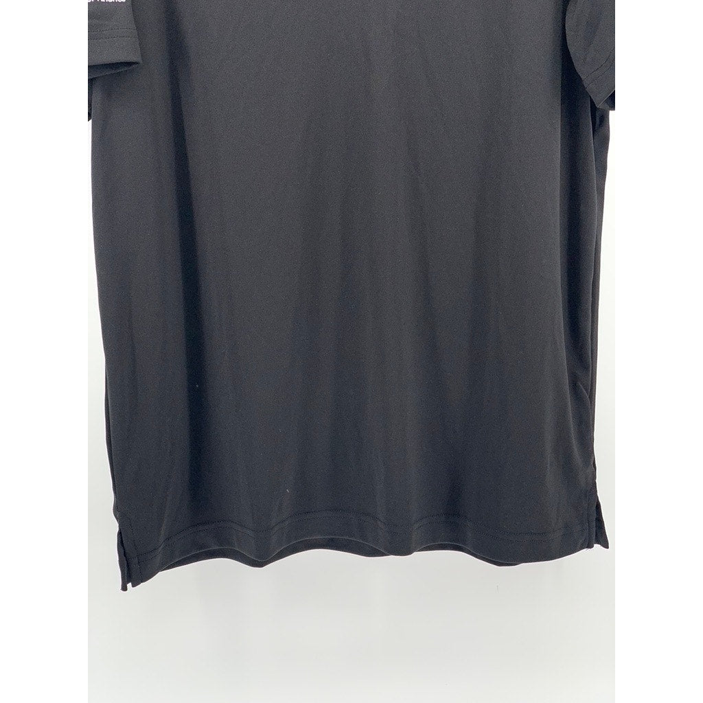 TRAVIS MATHEW Men's Black Short Sleeve Polo SZ L