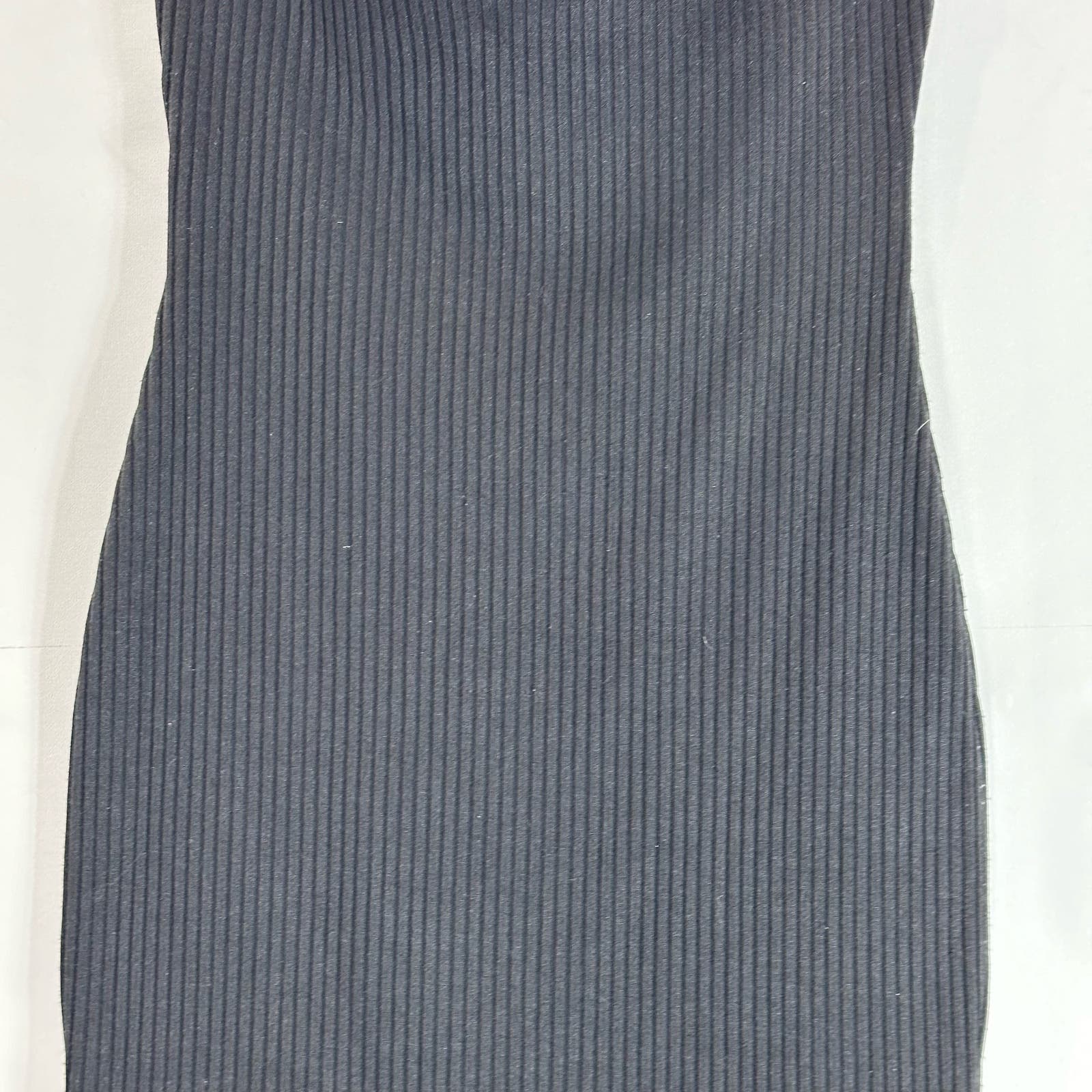 KENDALL & KYLIE Women's Black Ribbed One-Shoulder Bodycon Mini Dress SZ XS