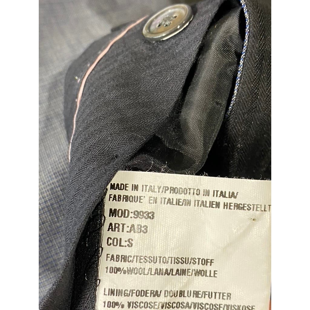 PAUL SMITH Men's Blue Wool Flat Front Dress Pants SZ 32X30