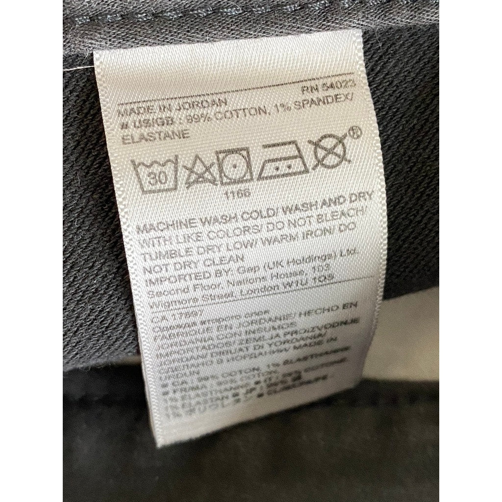 BANANA REPUBLIC Men's Dark Gray Slim-Fit Aiden Traveler Five-Pocket Pant SZ32X32