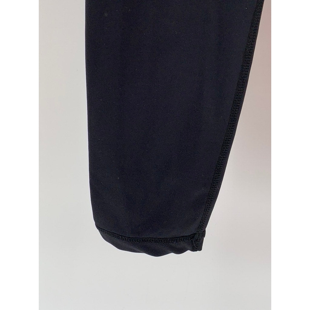 SENITA ATHLETICS Women's Black Side-Pocket Leggings SZ S