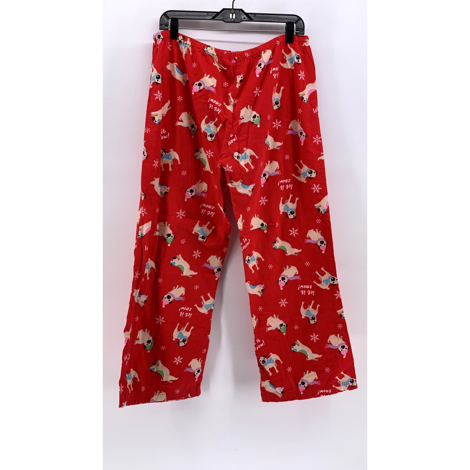 MUDD Women's Red Dog Christmas Printed Pajama Pants SZ XL