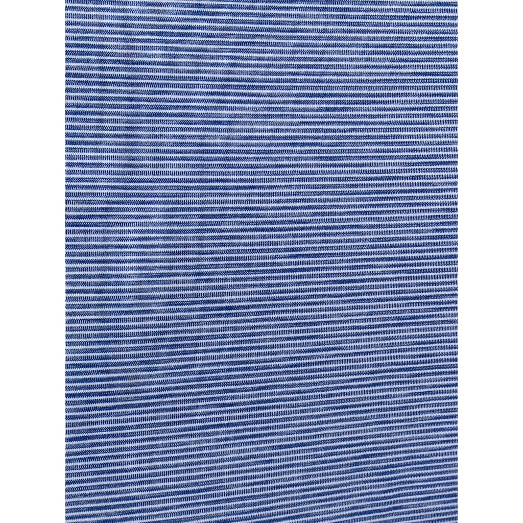 WALTER HAGEN Men's Blue Micro Striped Short Sleeve Golf Shirt SZ XL