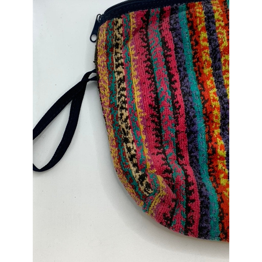 UNBRANDED Women's Multicolor Knit Wrist Bag