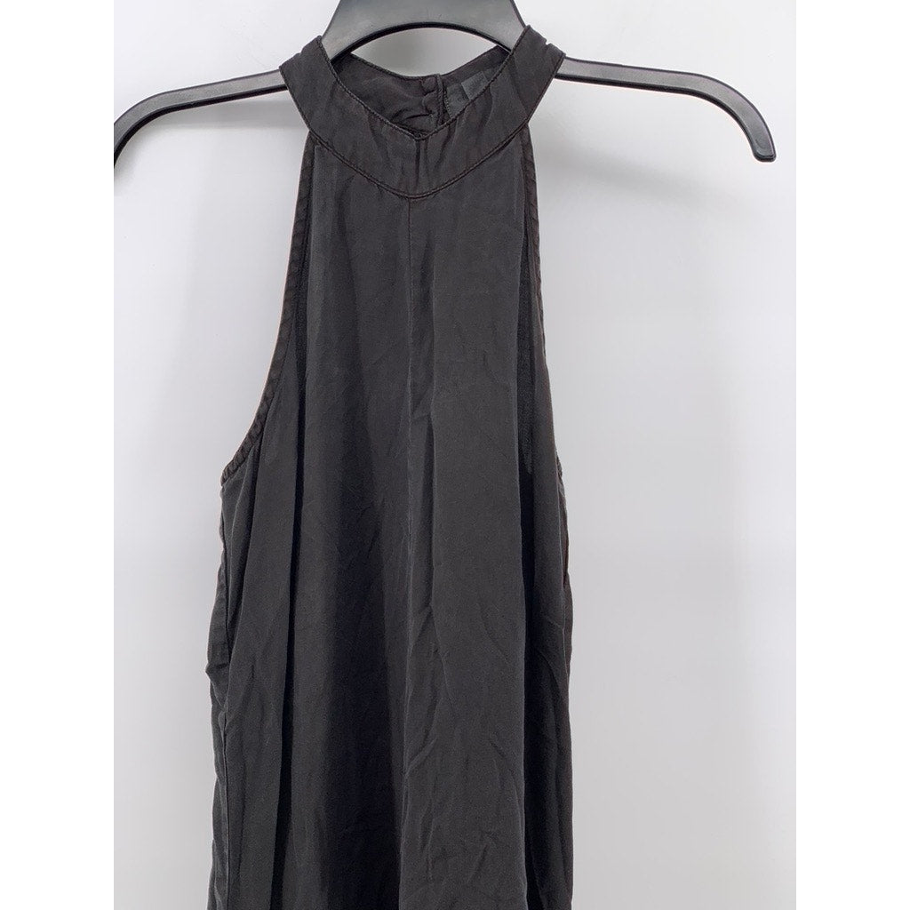 CLOTH & STONE Women's Black Halter Maxi Dress SZ XS
