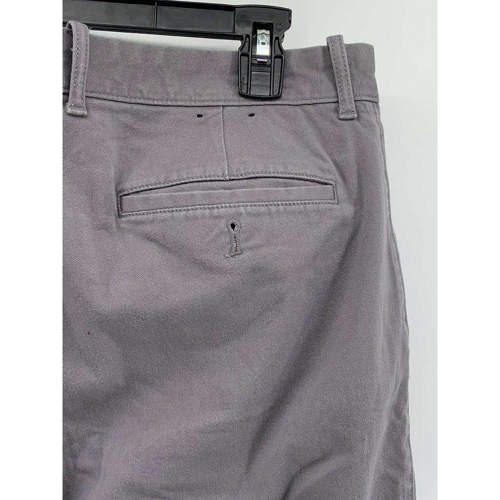 J.CREW Men's Gray Slim-Fit Chino Flex Pants SZ 34X32