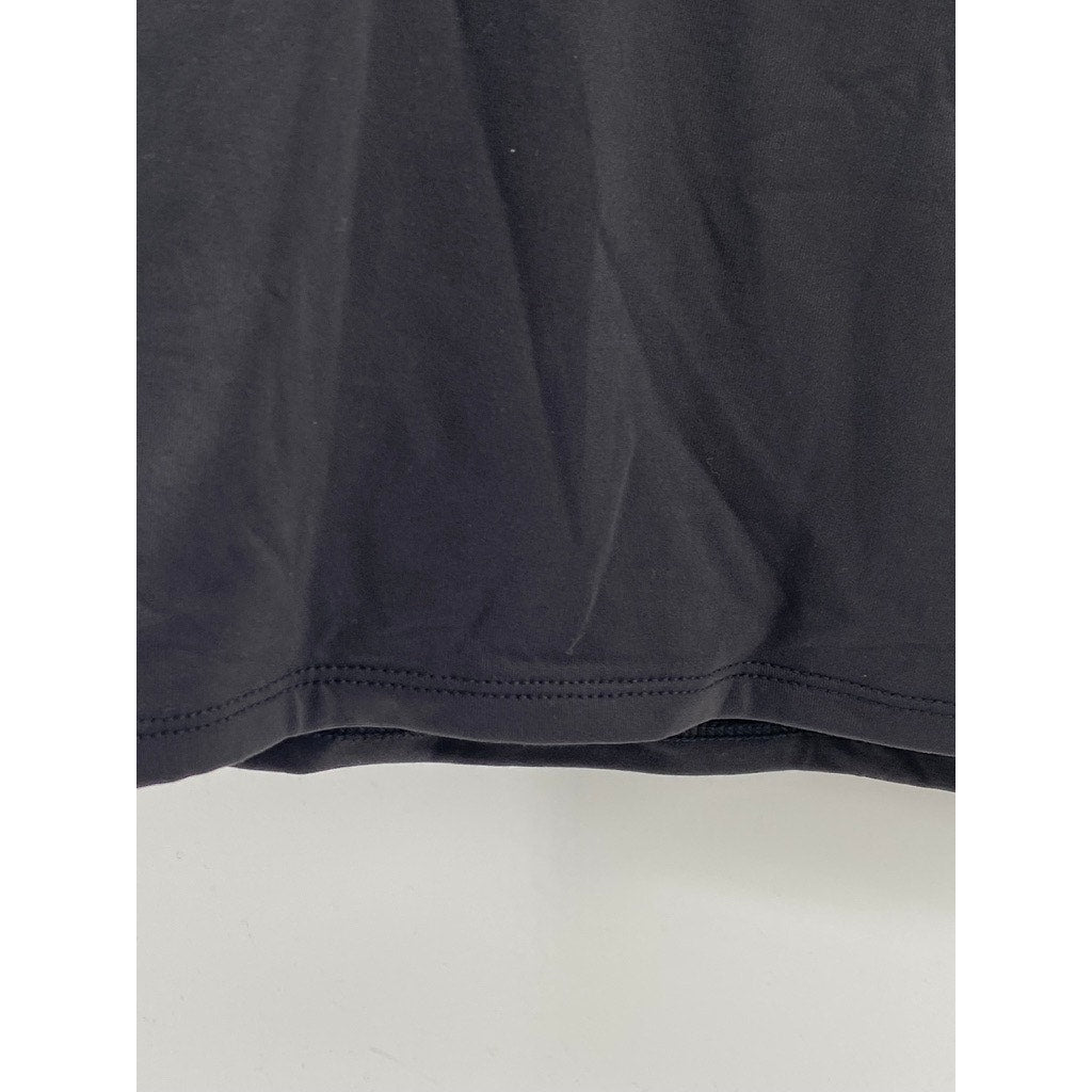 SCOOP Women's Black Scoop-Neck Rib Knit Sleeveless Top SZ S