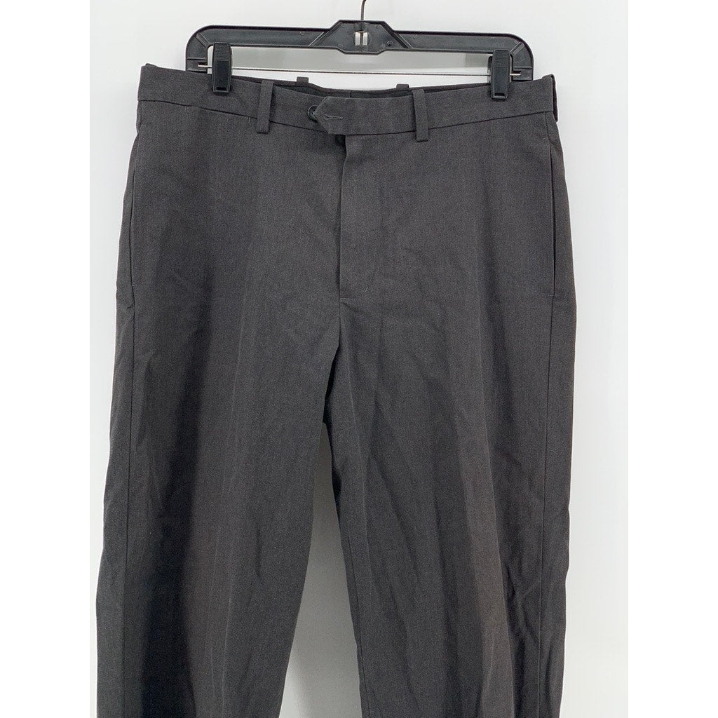 JOHN W. NORDSTROM Men's Charcoal Straight Leg Regular Fit Pants SZ 33X32