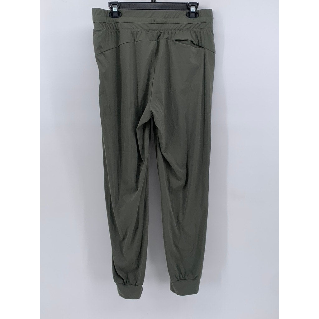 G-FORM Women's Olive Green Drawstring Jogger Pants SZ XL