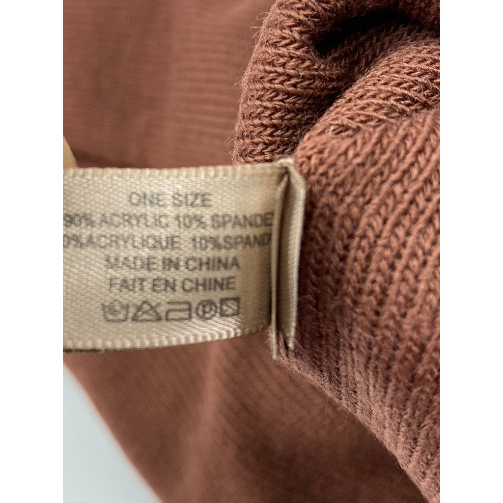 LOOK BY M Women's Rust Scarf and Glove Set SZ OS