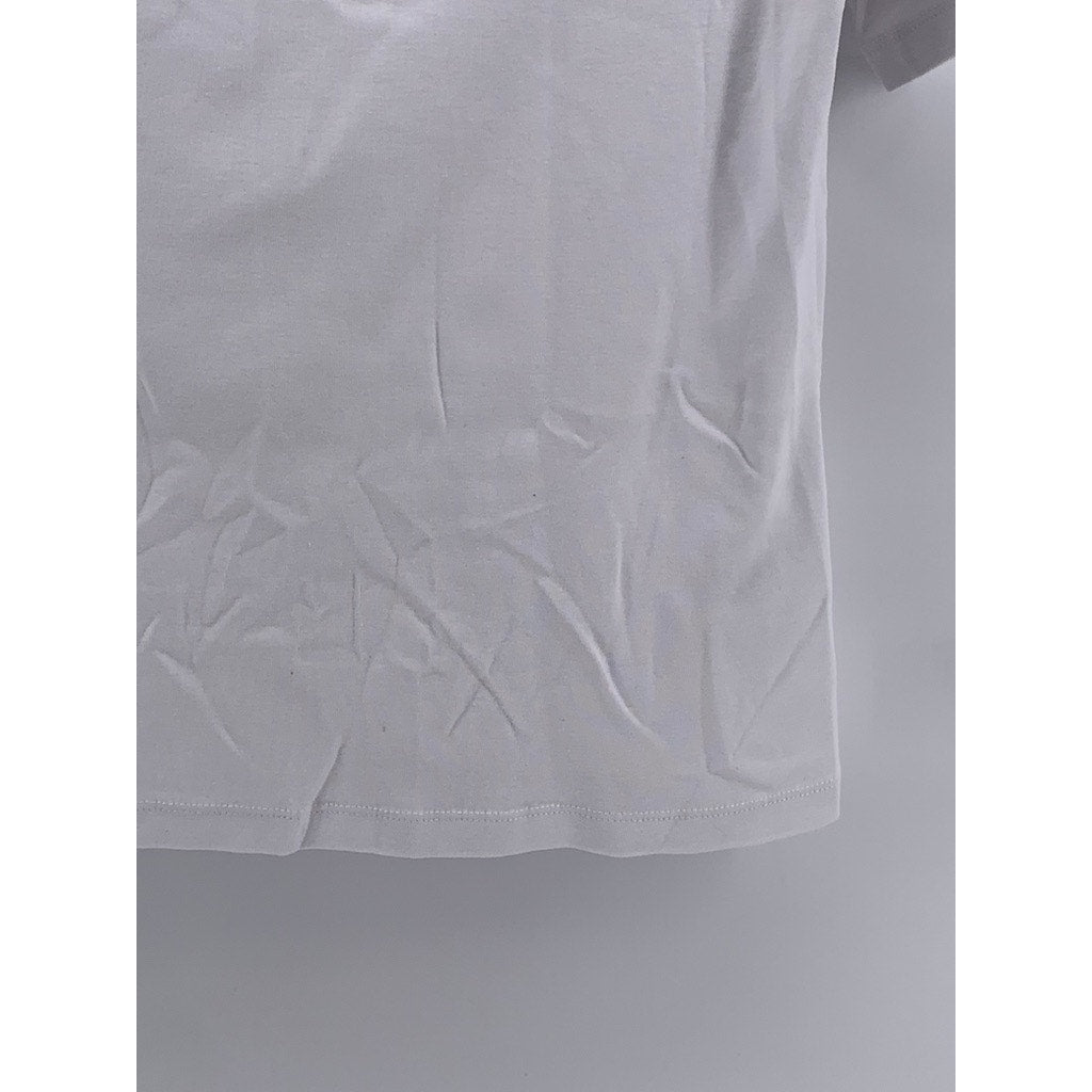 JONES NEW YORK SPORT Women's White Boatneck 3/4 Sleeve Cotton Top SZ XL