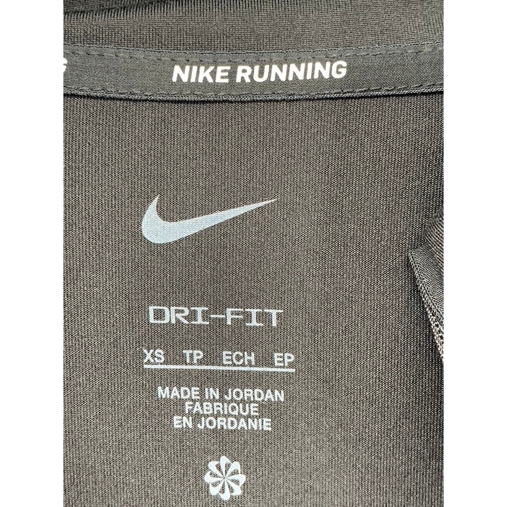 NIKE Women's Black Dri-Fit Half-Zip Long Sleeve Running Top SZ XS