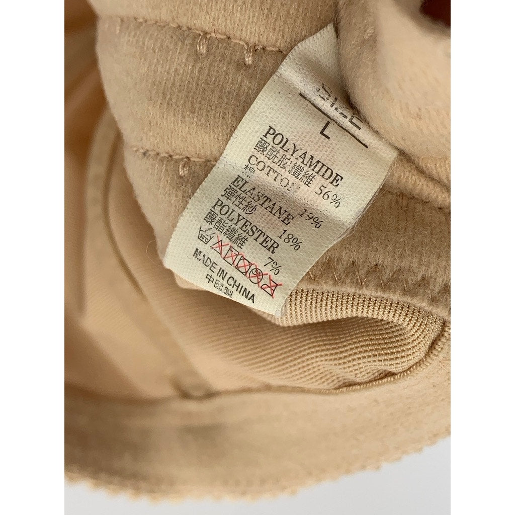 UNBRANDED Women's Beige-Blue Lace Corset Shapewear Top SZ L