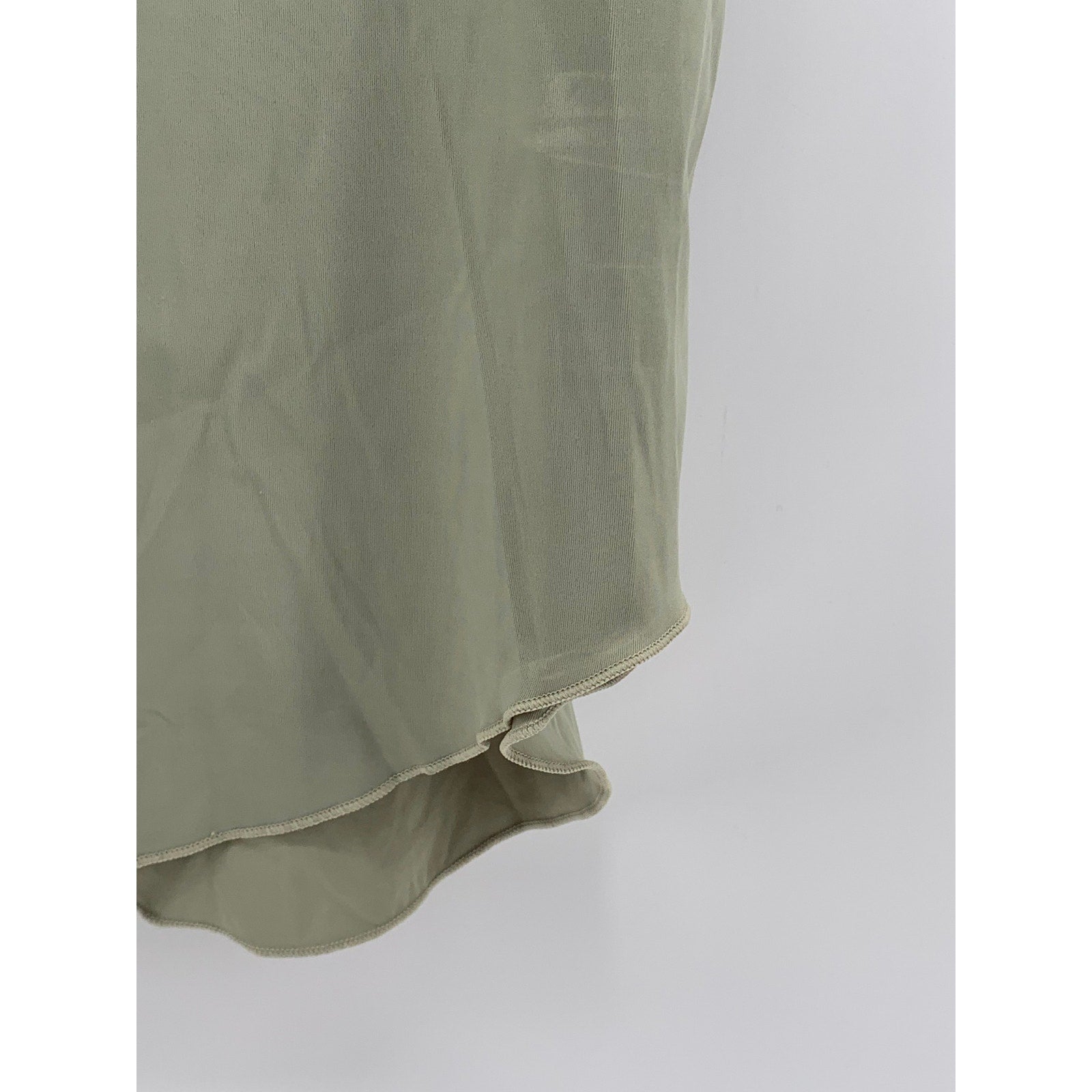 MIAOU Women's Sage Green Solid Scoop-Neck Jinx Fitted Tank Top SZ L