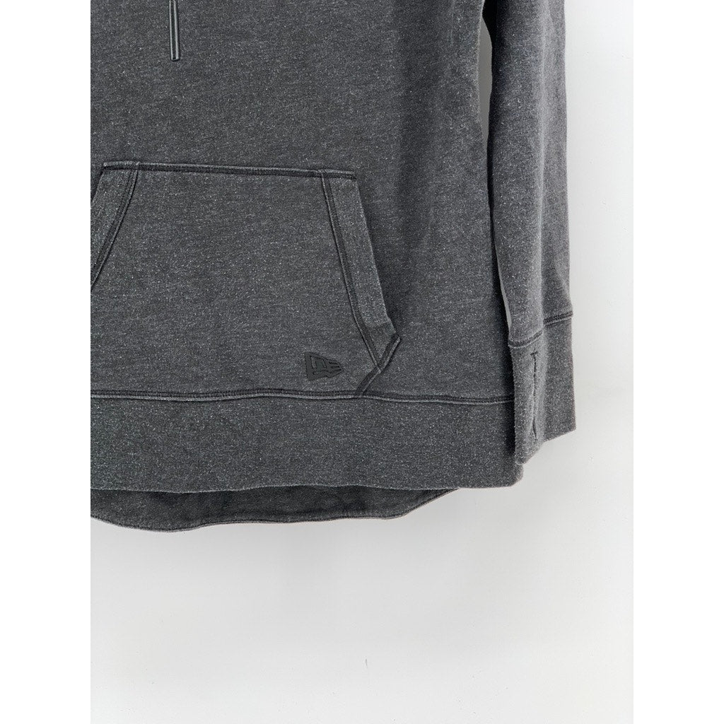 NEW ERA Women's Charcoal Gray Atomic Print Custom Casual Hoodie SZ S