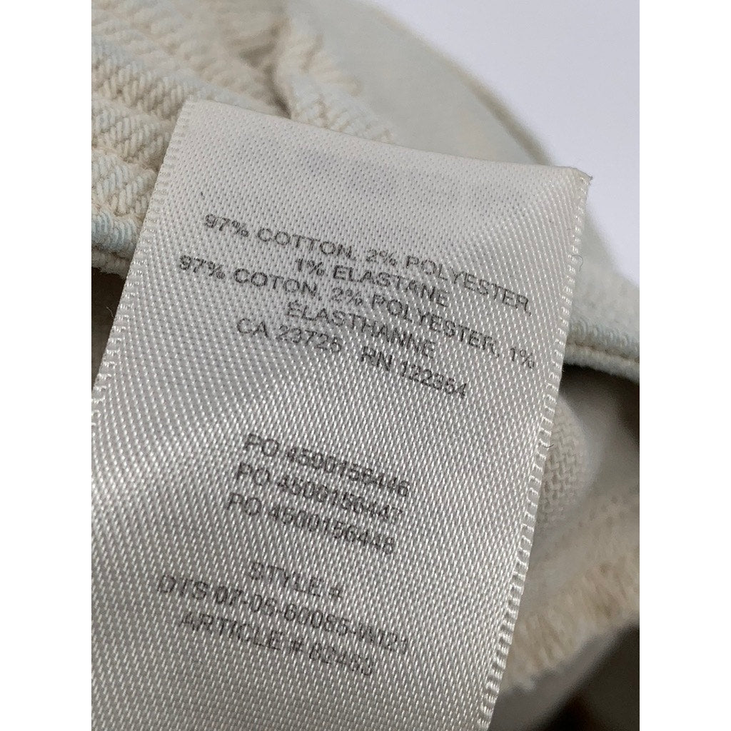WILFRED FREE Women's Beige High-Rise Large Pocket Straight-Leg Utility Pant SZ 2