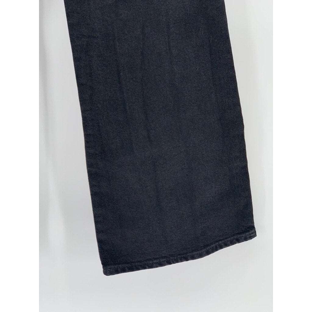 MADEWELL Women's Black Petite The Perfect Vintage Flare Jean SZ 25P