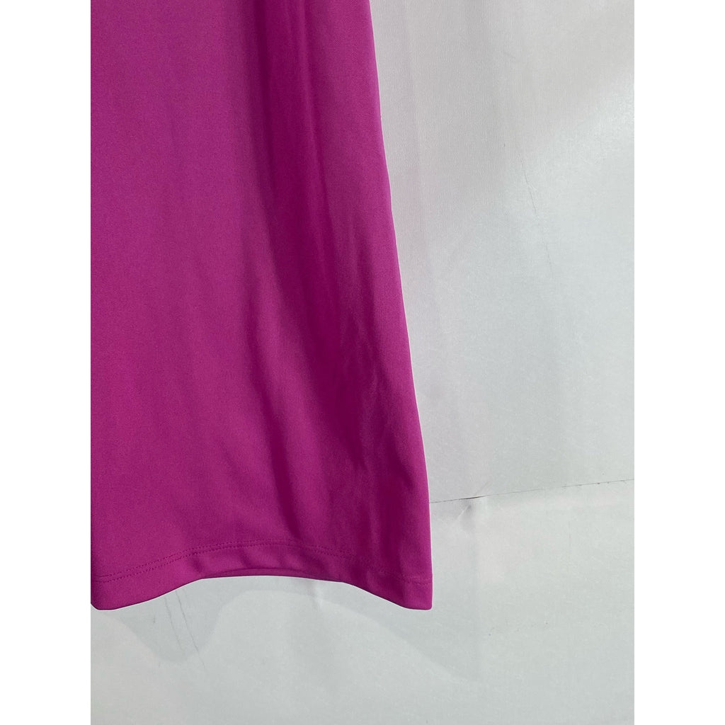 NIKE Men's Fuchsia Dri-Fit Short Sleeve Victory Golf Polo Shirt SZ M