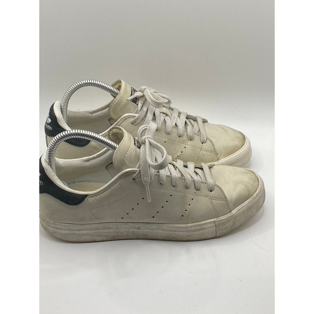 ADIDAS Women's Beige Suede Stan Smith Lace-Up Regular-Fit Casual Sneakers SZ 6.5