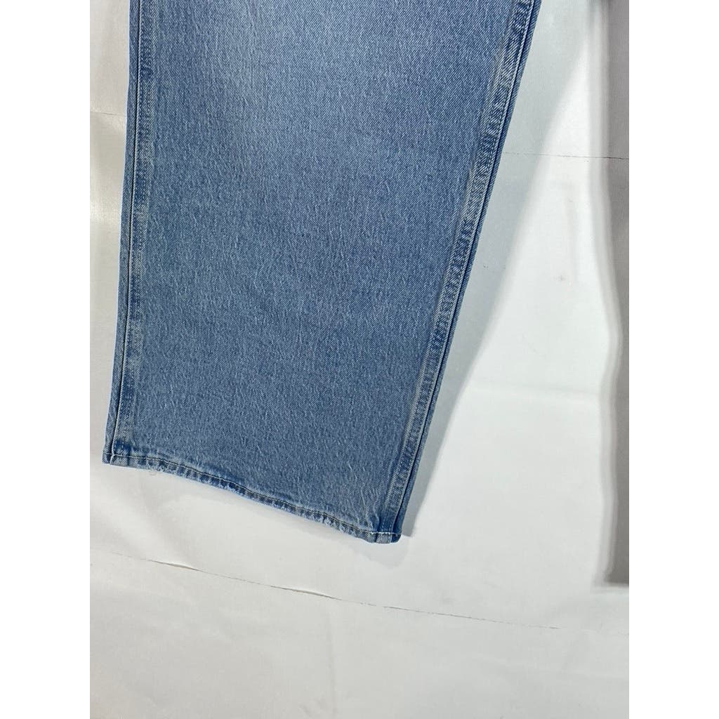 ABERECROMBIE & FITCH Light Blue Women's High-Rise 90's Relaxed Denim Jean SZ 33S