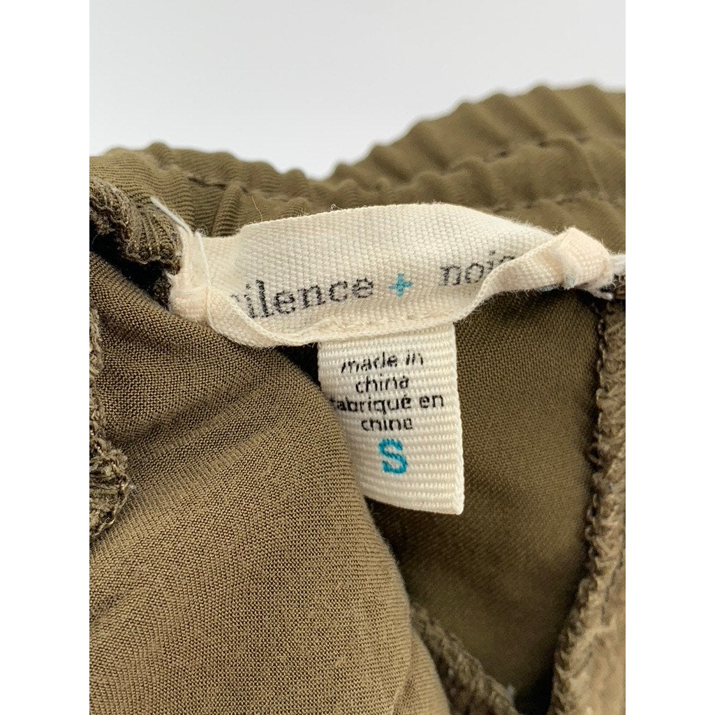 SILENCE + NOISE Women's Olive Green Slim Leg Pants SZ S