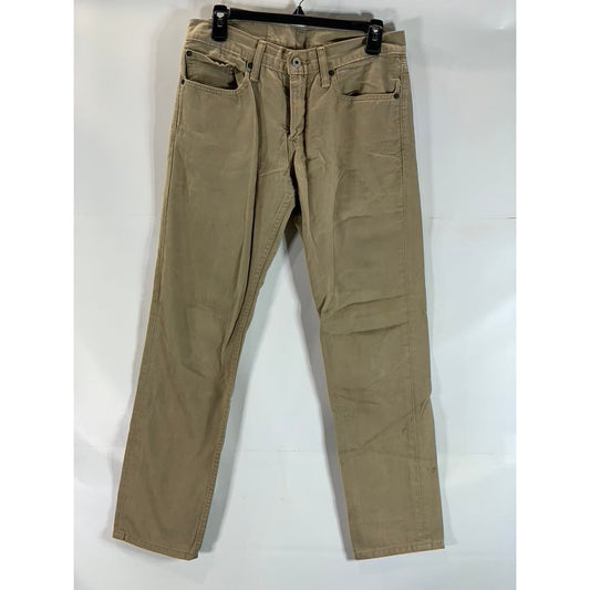 LEVI'S Men's Tan 511 Slim-Fit Five-Pocket Jean SZ 31X30
