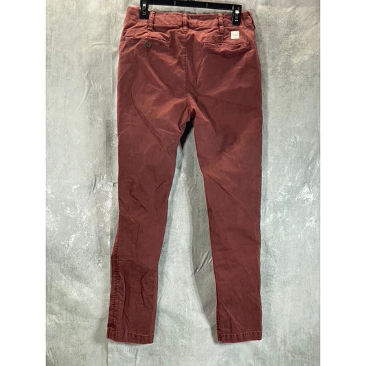 AMERICAN EAGLE OUTFITTERS Men's Brown Corduroy Slim-Fit Pants SZ 29X32