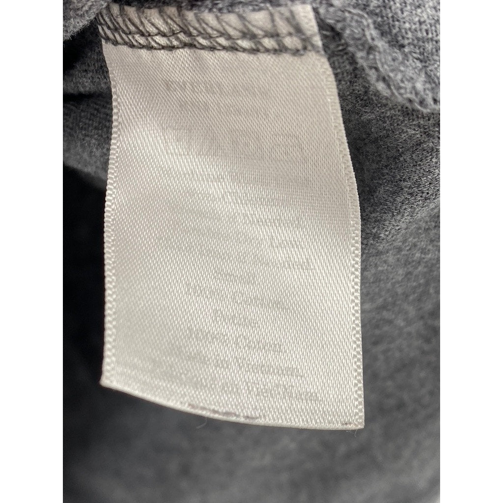 EVERLANE Women's Dark Gray The Box Crewneck Short Sleeve Cotton Top SZ S