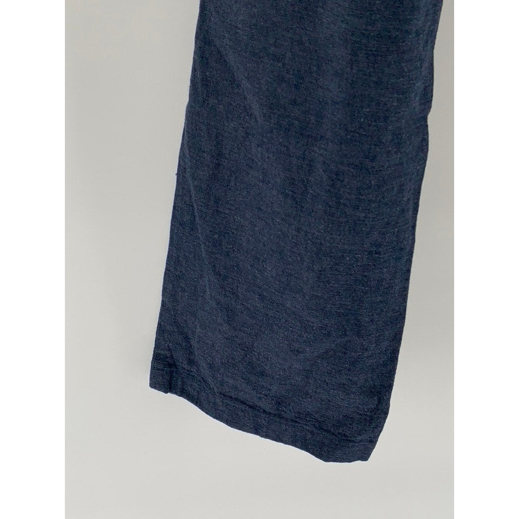 OLD NAVY Men's Navy Linen-Blend Slim-Fit Pant SZ 34X34