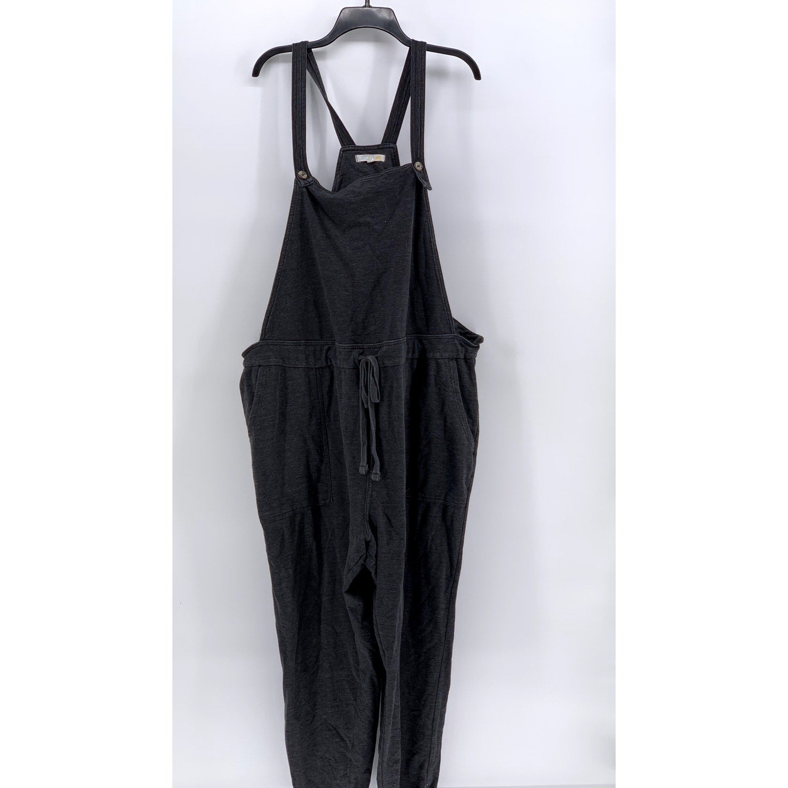 C&C CALIFORNIA Women's Plus Washed Black One-Piece Jumpsuit SZ 3X