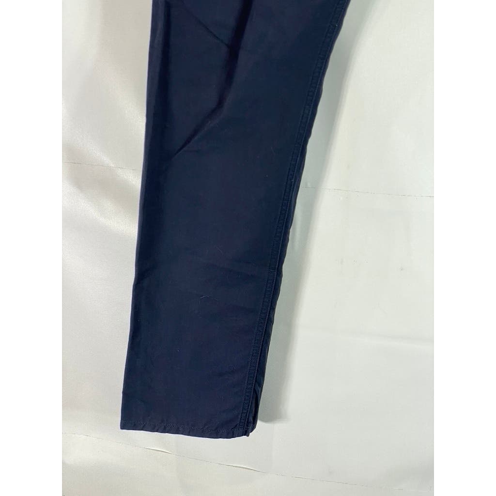 THEORY Men's Navy Haydin Slim-Straight Fit Five-Pocket Pants SZ 34