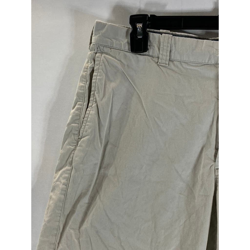 J. CREW Men's Beige Stretch 10.5" Chino Shorts SZ 33