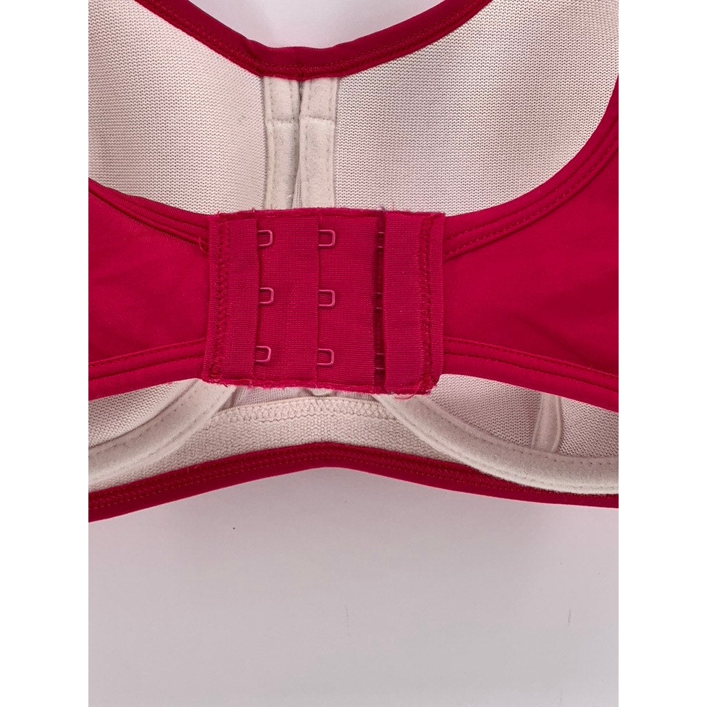 CHAMPION Women's Pink Double Dry Sports Bra SZ 34DD