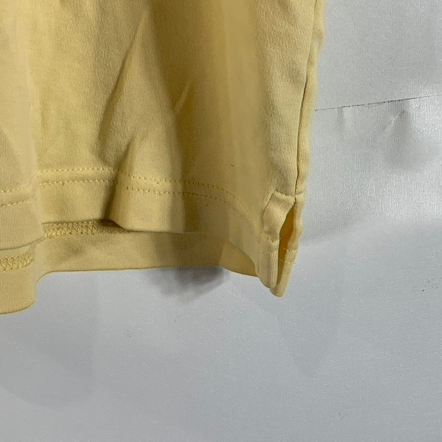 TASSO ELBA Men's Yellow Supima Cotton Short Sleeve Polo Shirt SZ XL